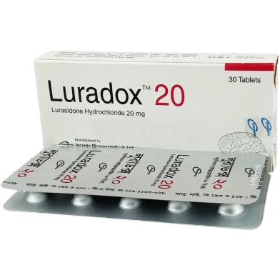 Luradox 20mg Tablet 10's Strip image