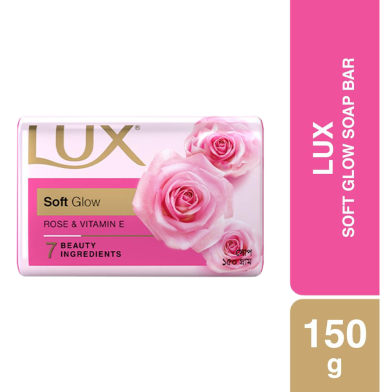 Lux Soap Bar Soft Glow 150 Gm image