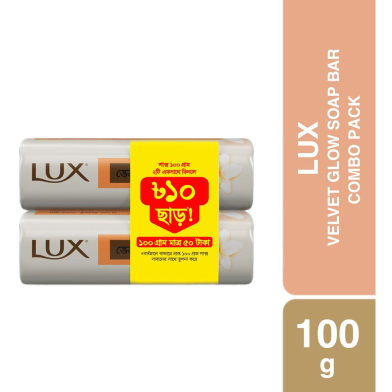 Lux Soap Bar Velvet Glow 100g Combo Pack 2pcs image