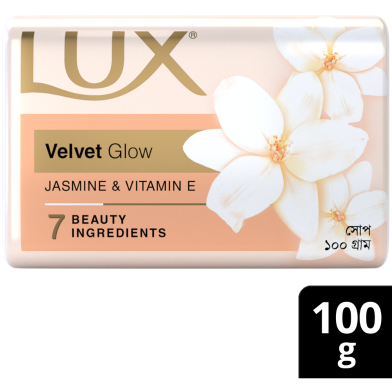 Lux Soap Bar Velvet Glow 100gm image