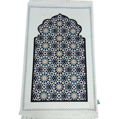 Luxury Excellence Prayer Mat Any Design Deep White Color (70x124 cm) image