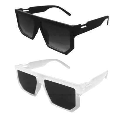 Luxury Men Flat Top Square Sunglasses Classic High Quality Punk Custom Sunglasses Non Brand Rokomari