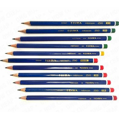 Lyra Robinson Graphite Pencils 6B - 12Pcs Set image