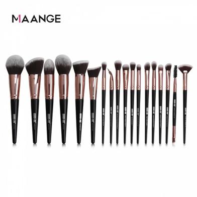 MAANGE 18 Pcs Makeup Brushes Set – Black Color image