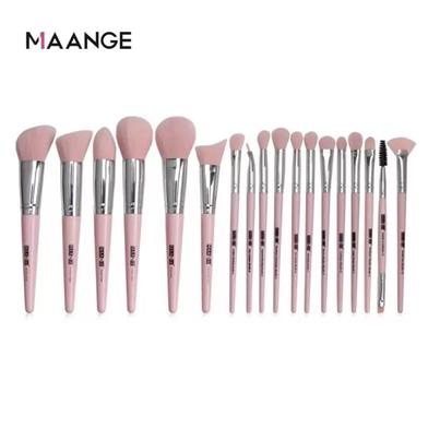 MAANGE 18 Pcs Makeup Brushes Set – Pink Color image