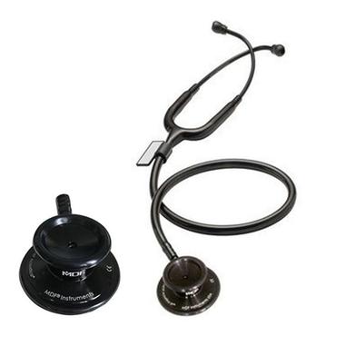 MDF Acoustica Lightweight Dual Head Stethoscope - All Black Edition, MDF747XP-all black image