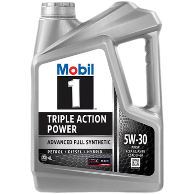 MOBIL 1™ 5W-30 Triple Action Power Advanced Full Synthetic Engine Oil 4L image