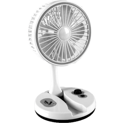 M-2026 Rechargeable Folding Desk Fan With LED Light DE image