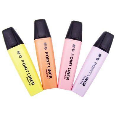 M AND G HIGHLIGHTER PASTEL 4 COLOR SET image