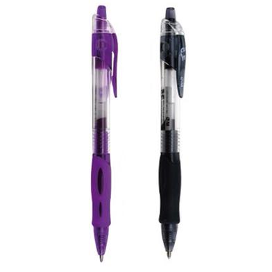 M and G Ball Pen Black/Purple Ink (0.5mm) image