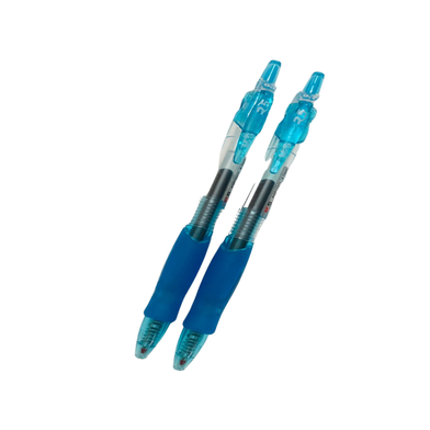 M ‍And G R5 Retractable Gel Pen Sky Blue 0.7 2 Pcs image
