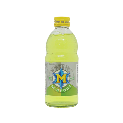 M-Sport Yellow Energy Drinks Glass Bottle 250ml (Thailand) image