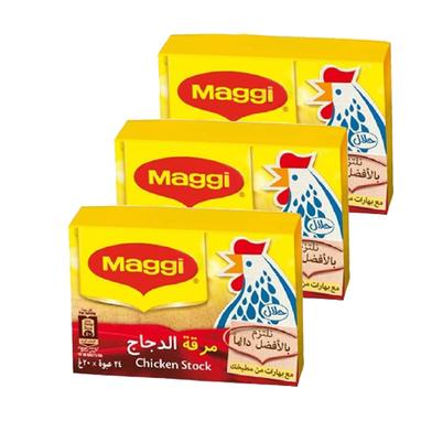 Maggi Chicken Stock Cube 3 Pcs Dubai image