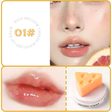 Magic Casa Triangle Cheese Tainted Lip Balm 8 gm image