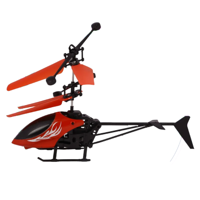 Magic Hand Sensored Rechargeable Mini Aircraft Helicopter Kids Toy Gift, No Remote, Random Color (heli_sensor_aircraft_r) Red image