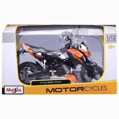 Maisto 1:12 KTM 690 Duke Diecast Alloy Motorbike Vehicles Collectible Hobbies Motorcycle Model Toys image