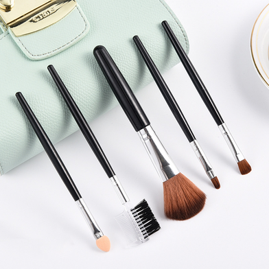 Makeup Brush Set Black - 5 Pcs image