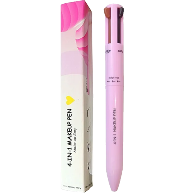 Makeup Easy Women 4 in1 Makeup Pen Lip Liner Pen Tattoo Marker Eyebrow Pencil image