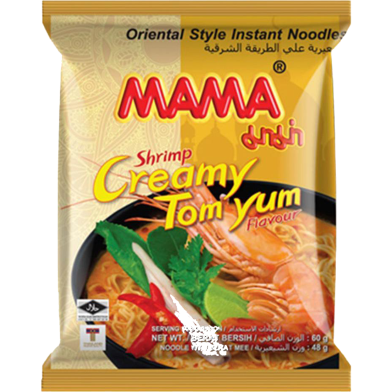 Mama Oriental Style Instant Noodles Shrimp Creamy Tom Yum Flavour 60 gm image