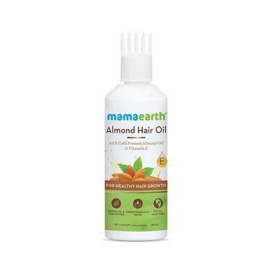 Mamaearth Almond Hair Oil with Cold Pressed Almond Oil and Vitamin E for Healthy Hair Growth - 150 ml image