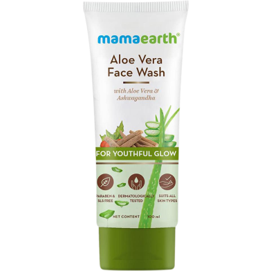 Mamaearth Aloe Vera Face Wash 100ml image