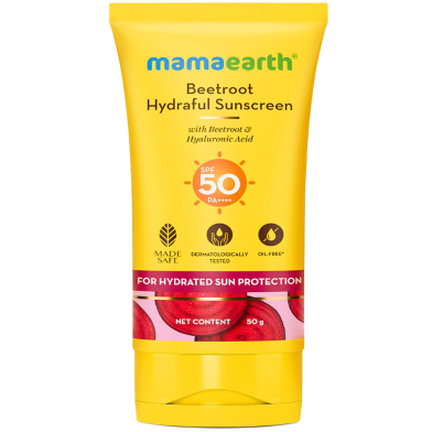 Mamaearth Vitamin C Daily Glow Sunscreen - 50 g |SPF 50 and PA Plus Plus Plus Plus image