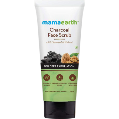 Mamaearth Charcoal Face Scrub - 100g image