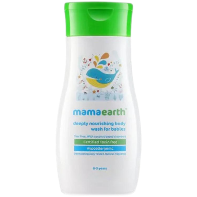 Mamaearth Deeply nourishing wash for babies (200 ml) image