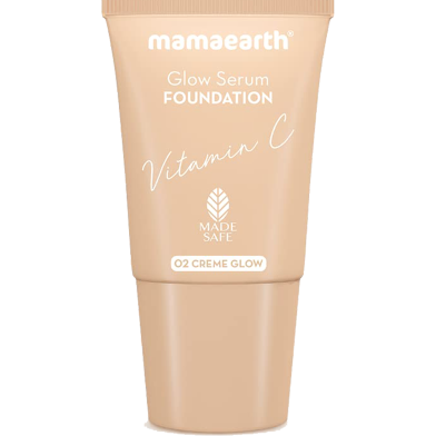 Mamaearth Glow Serum Foundation Mini Tube 02 Creme Glow 18 ml image