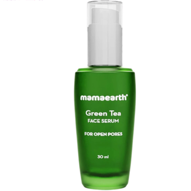 Mamaearth GreenTea Face Serum With GreenTea and Collagen For Open Pores image