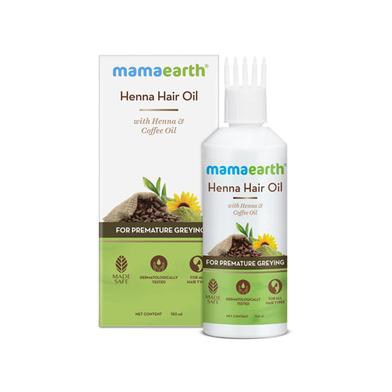 Mamaearth Henna Hair Oil with Henna and Coffee Oil image