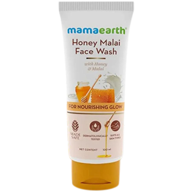 Mamaearth Honey Malai Face Wash For Nourishing Glow image