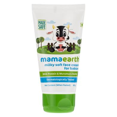 Mamaearth Milky Soft Face Cream With Murumuru Butter For Babies 60 Ml image