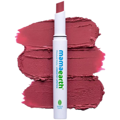 Mamaearth Moisture Matte Long Stay Lipstick - 05 Bubblegum Nud image