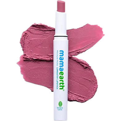 Mamaearth Moisture Matte Long Stay Lipstick ( 08 Pink Tuli) image