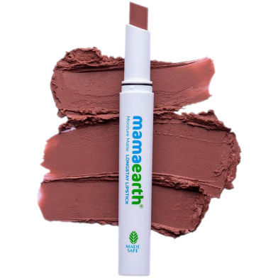 Mamaearth Moisture Matte Longstay Lipstick - 09 Espresso Brown ( with Avocado Oil and Vitamin E for 12 Hour Long Stay) image