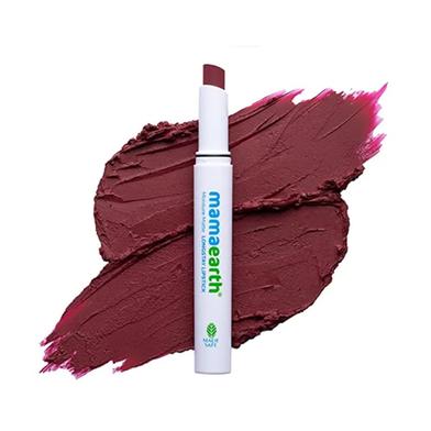 Mamaearth Moisture Matte Longstay Lipstick - 02 Plum Punch (with Avocado Oil and Vitamin E) image