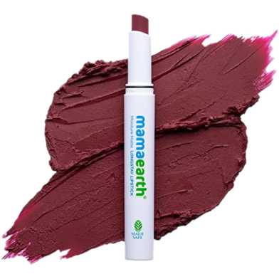 Mamaearth Moisture Matte Longstay Lipstick - 02 Plum Punch (with Avocado Oil and Vitamin E) image