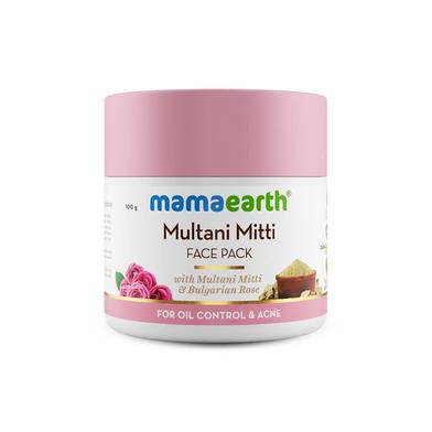 Mamaearth Multani Mitti Face Pack for Oil Control and Acne - 100 ml image