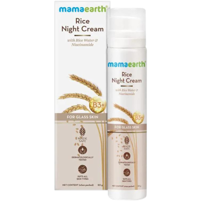 Mamaearth Rice Night Cream image