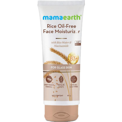 Mamaearth Rice Oil Free Face Moisturizer with Rice Water for Glass Skin image