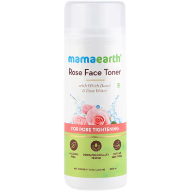 Mamaearth Rose Face Toner with Witch Hazel and Rose Water for Pore Tightening image