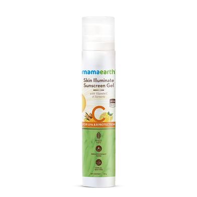 Mamaearth Skin Illuminate Sunscreen with SPF 50 Gel with Vitamin C and Turmeric for UVA and B Protection, Pa plus plus plus - 50 g image