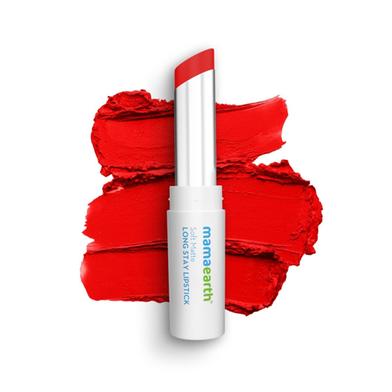 Mamaearth Soft Matte Long Stay Lipstick (Red Dahlia) – 3.5 g image