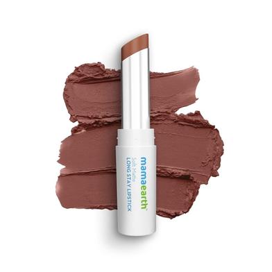 Mamaearth Soft Matte Long Stay Lipsticks (01 Mocha Brown ) - 3.5 g image