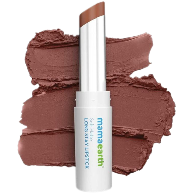 Mamaearth Soft Matte Long Stay Lipsticks (01 Mocha Brown ) - 3.5 g image