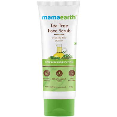 Mamaearth Tea Tree Scrub 100ml image