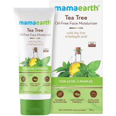 Mamaearth Teatree Oil Free Moisturizer - 80ml image