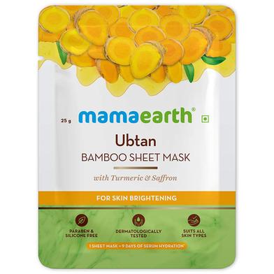 Mamaearth Ubtan Bamboo Sheet Mask - 25G image