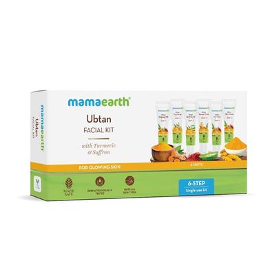 Mamaearth Ubtan Facial Kit with Turmeric and Saffron for Glowing Skin - 60 g image